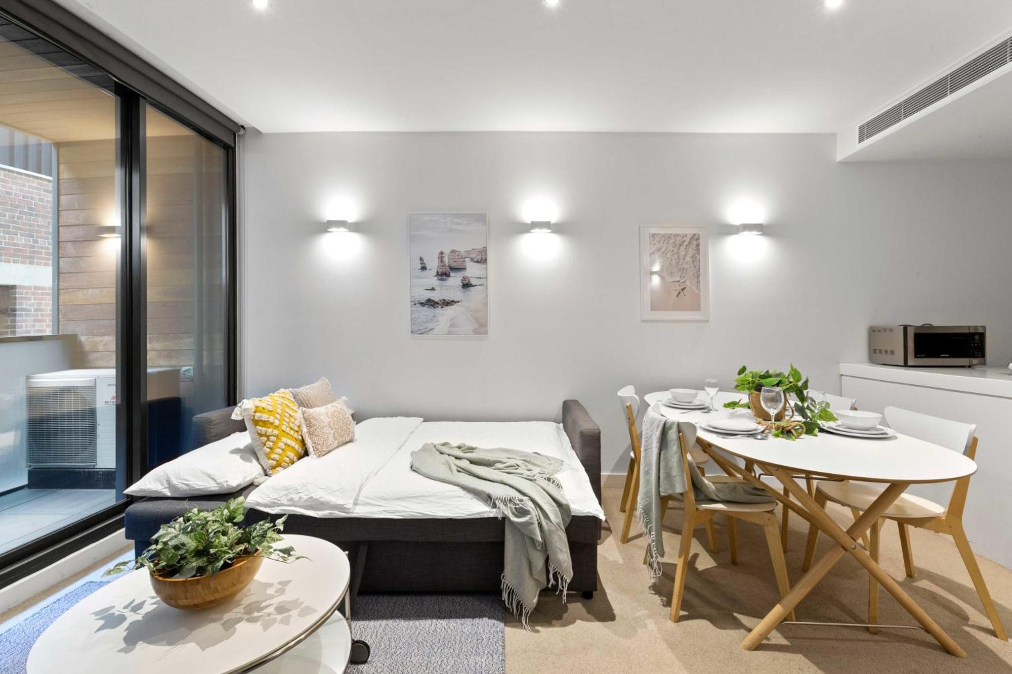 A Chic & Comfy 2Br Apt Near Federation Square Melbourne City Exterior foto