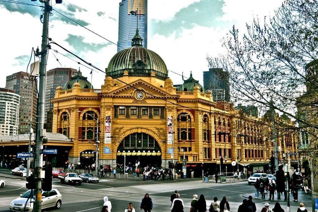 A Chic & Comfy 2Br Apt Near Federation Square Melbourne City Exterior foto